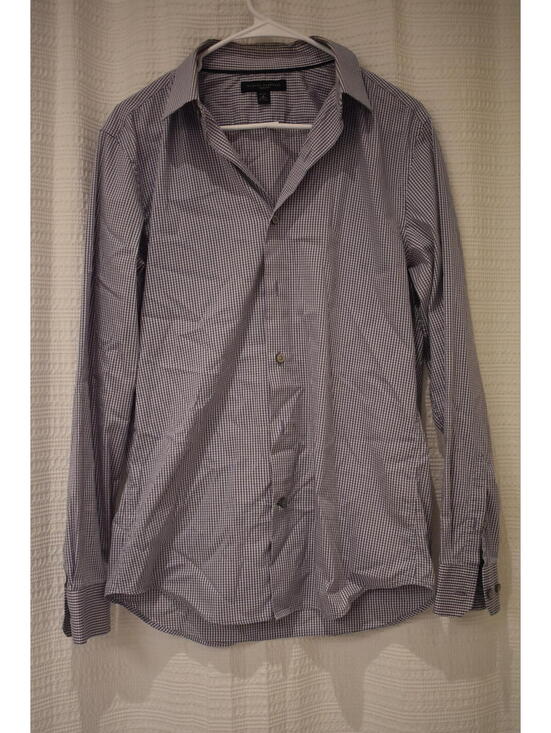 Banana Republic Other - Banana Republic Slim Fit Small Checkered Dress Shirt